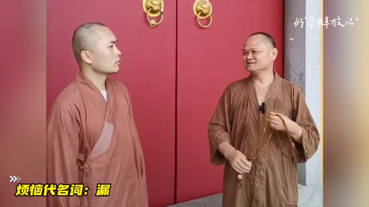 烦恼代名词：漏