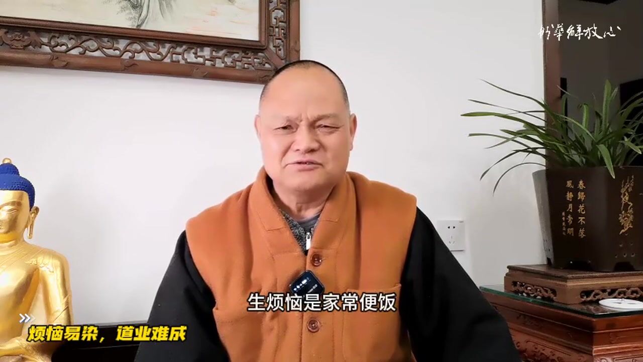 烦恼易染，道业难成