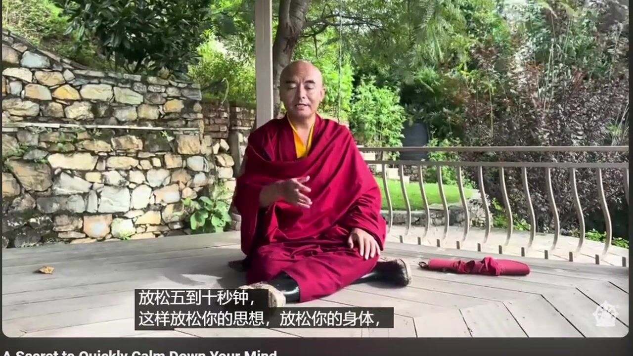 明就仁波切-快速冷静的秘诀01/15/2025 #calmdown #deepbreathing #去感恩
