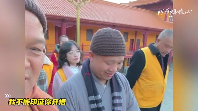 我不能印证你开悟